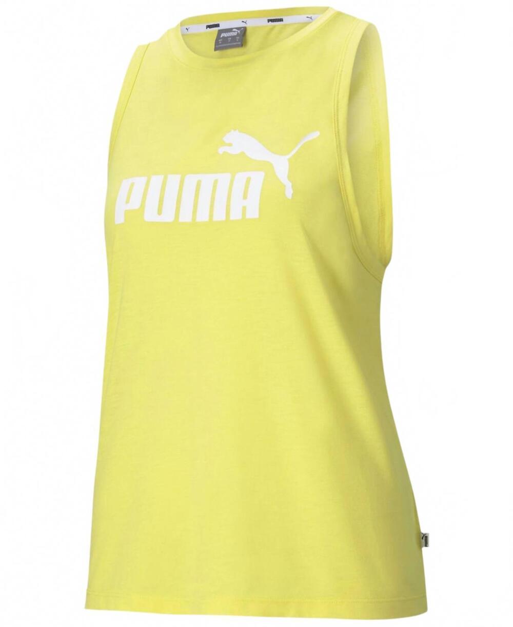 NEW PUMA puma womens amplified tank top in yellow